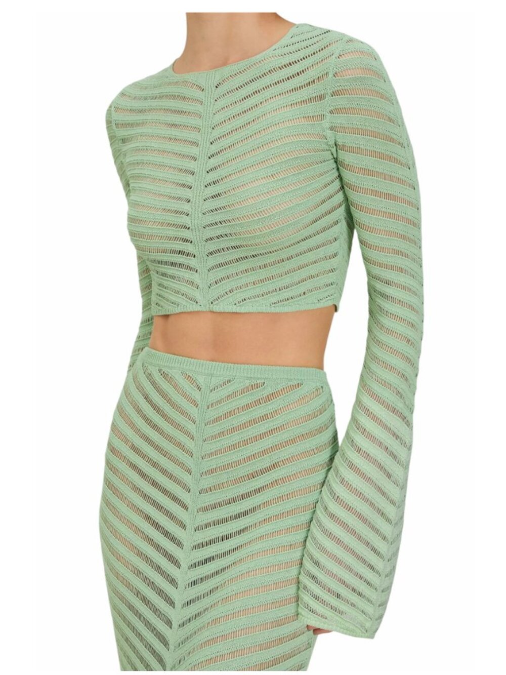 DEVON WINDSOR Raya Top sz M cropped sweater
